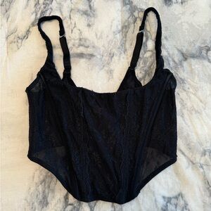 Black corset top